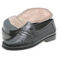 Florsheim Addison Black Gator W/ Milled Leather(Size 7 3E)