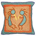 'Kokoepelli' Toss Pillow