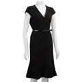 Anne Klein Women's Belted Crepe Dress