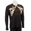 Anama Men's Long-sleeve Angel Print T-shirt