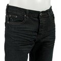 Anama Men's Dark Wash Embroidered Denim Jeans