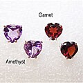 Sterling Silver 'Love' Multi-gemstone Earrings (India)