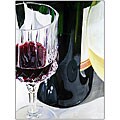David Wendel 'Wine Reflections II' Canvas Art