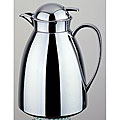 Stainless Steel 1-liter Coffee Carafe with Glass Insert