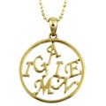 M2 by Mary Margrill 14k Yellow Gold 'Imagine' Necklace