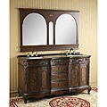 Vespillo Double Sink Bathroom Vanity and Mirror