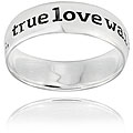 Sterling Silver 'True Love Waits' Ring