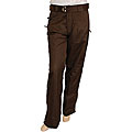 Pulse Women's Brown Pinstripe Snowboard Pants