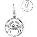Sterling Silver Zodiac Cancer Charm