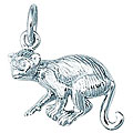 Sterling Silver Monkey Charm
