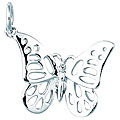 Sterling Silver Open Butterfly Charm