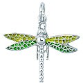 Sterling Silver Enamel Dragon Fly Charm