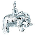 Sterling Silver Elephant Charm
