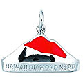 Sterling Silver Hawaii Diamond Head Volcano Charm