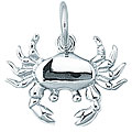 Sterling Silver Crab Charm