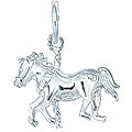 Sterling Silver Carousel Horse Charm