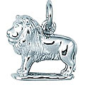 Sterling Silver Lion Charm