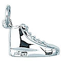 Sterling Silver High-top Sneaker Charm