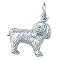 Sterling Silver Cockapoo Dog Charm