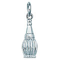 Sterling Silver Cianti Wine Bottle Charm