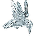 Sterling Silver Hummingbird Charm