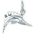 Sterling Silver 'Double Marlin' Charm