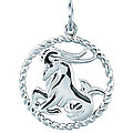 Sterling Silver 'Capricorn' Charm