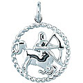 Sterling Silver 'Sagittarius' Charm