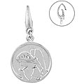 Sterling Silver 'Angel' Disc Charm