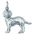 Sterling Silver Labrador Retriever Charm