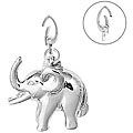 Sterling Silver Smiling Elephant Charm