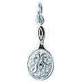 Sterling Silver Hand Mirror Charm