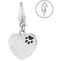Sterling Silver 'I Love My Dog' Charm