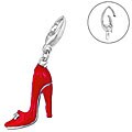 Sterling Silver High Heel Shoe Charm