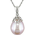 14k Gold Cultured Pink FW Pearl Necklace