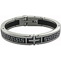 Stainless Steel Greek Key Cuff Bracelet