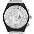 Aqua Master Unisex Diamond-cut Chronograph Watch