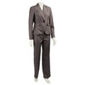 Larry Levine Women's Linear Pinstripe Pant Suit