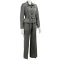 Larry Levine Women's Herringbone Pant Suit
