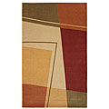 Hand-tufted Illusions Angles Modacrylic Rug (8' x 10')