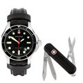 Wenger Swiss Army Knife and Men's Battalion III Watch Gift Set