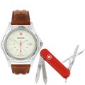 Wenger Swiss Army Knife and Standard Issue Men's Watch Gift Set