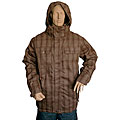 Pulse Navigator Men's Brown Plaid Snowboard Jacket