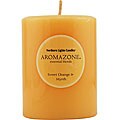Sweet Orange and Myrrh Essential Blend 3x4-inch Pillar Candle