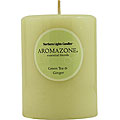 Essential Blend Green Tea and Ginger Pillar Candle