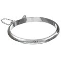 Sterling Silver Floral Engraved Baby's Bangle