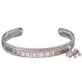 Sterling Silver 'Princess' Baby's Cuff Bracelet