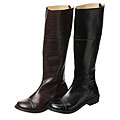 Matiko 'Rachel' Women's Flat Leather Knee-high Boots