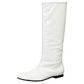 Matiko Women's 'CinCin' Tall White Patent Boots