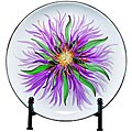 Violet Flower Plate